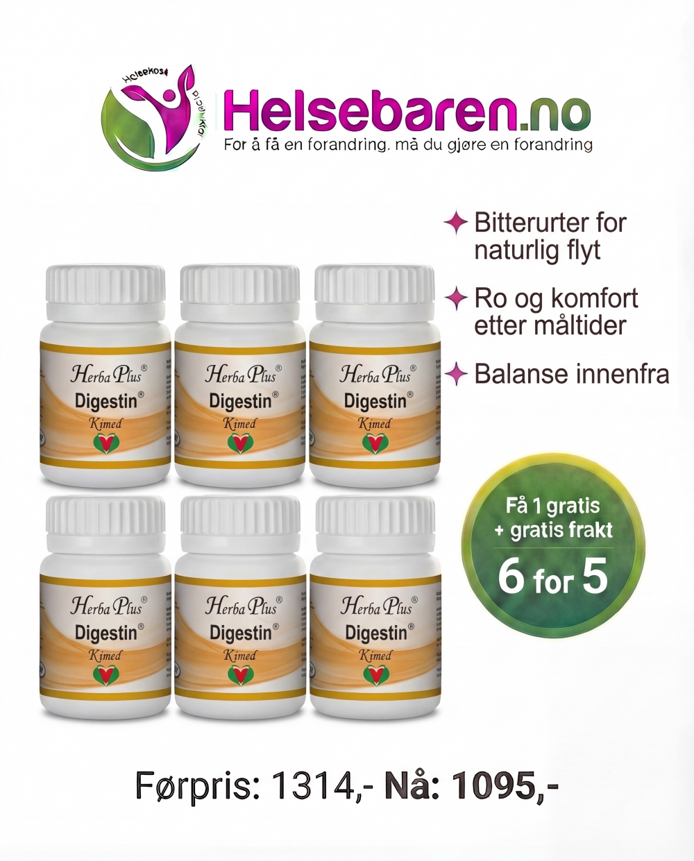 Spesialpreparat med bitterurter som kan balansere og stimulere mage og fordøyelse.