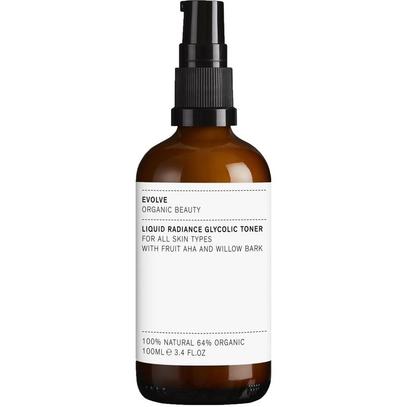 100 ml. Økologisk fruktsyretoner for alle hudtyper. En 100% naturlig AHA / BHA flytende peeling som gir en øyeblikkelig glattere og klarere hud. 