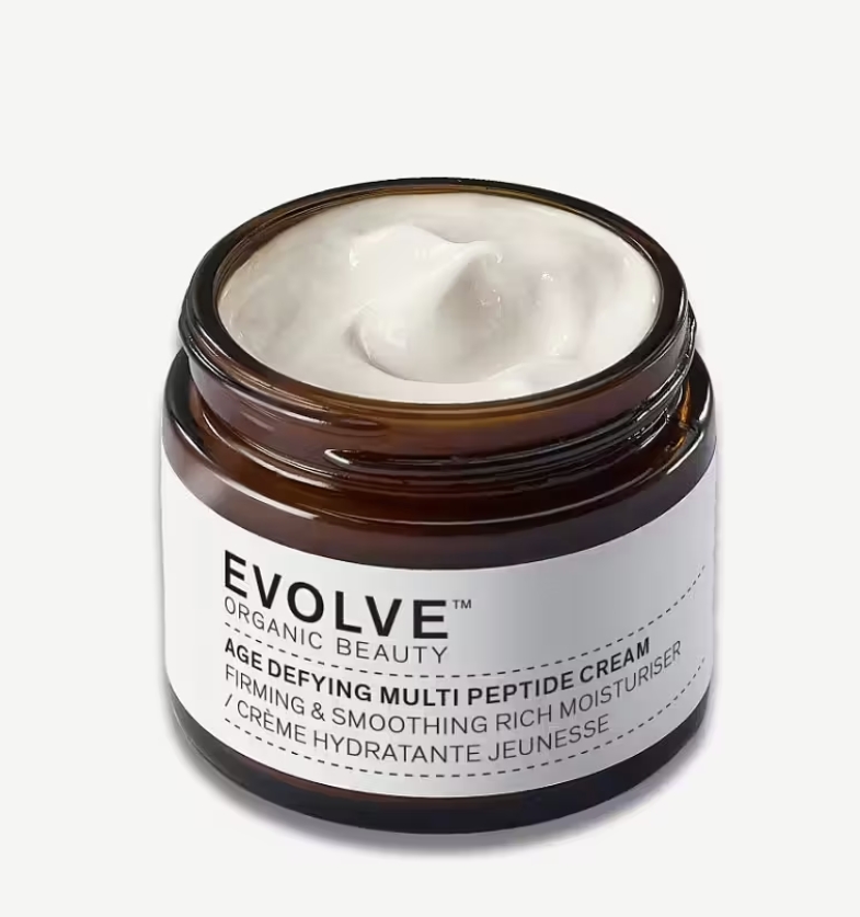 Oppdag den revolusjonerende EVOLVE Multi Peptide 360 Anti-ageing Cream! Denne kremen inneholder en unik kombinasjon av peptider som bidrar til å forbedre hudens struktur og reduserer synlighet av rynker. Fullspekket av næring. 60 ml.